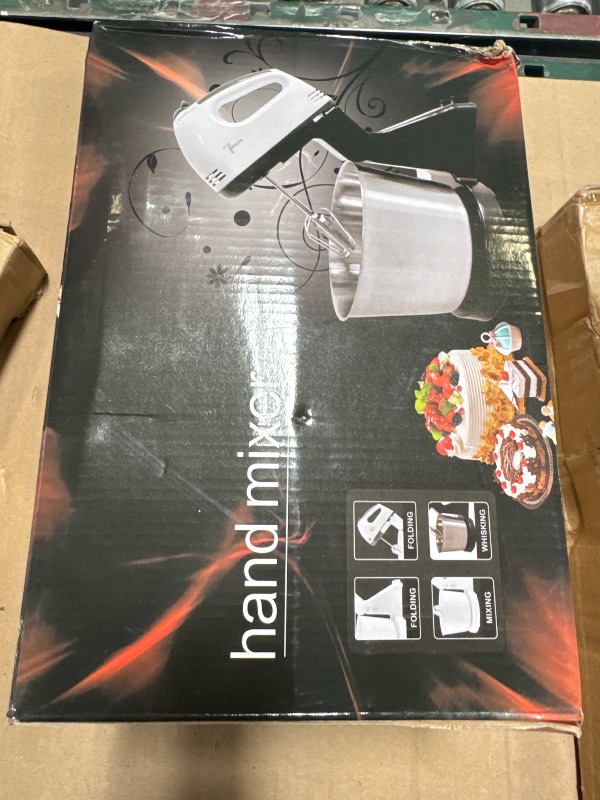 Photo 1 of Stand Mixers, 7 Speeds With 3QT Stainless Steel Bowl, Stand and Hand Mixer with Dough Hook, Whisk, Mixing Beater for Baking, Cake, Cookie, Kneading (MO3)