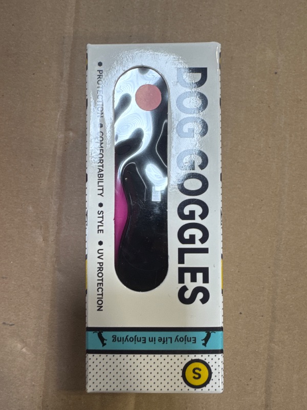 Photo 1 of PETLESO Small Breed Dog Goggles, UV Protection Sunglasses for Outdoor Riding, Pink