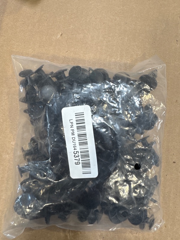 Photo 1 of ANTS PART 100PCS Nylon Fender Clips Fastener Push Type Fender Retainer Pins Rivets Bumper Clip Replacement for GM #21030249, Ford #N807389S VW All ATV