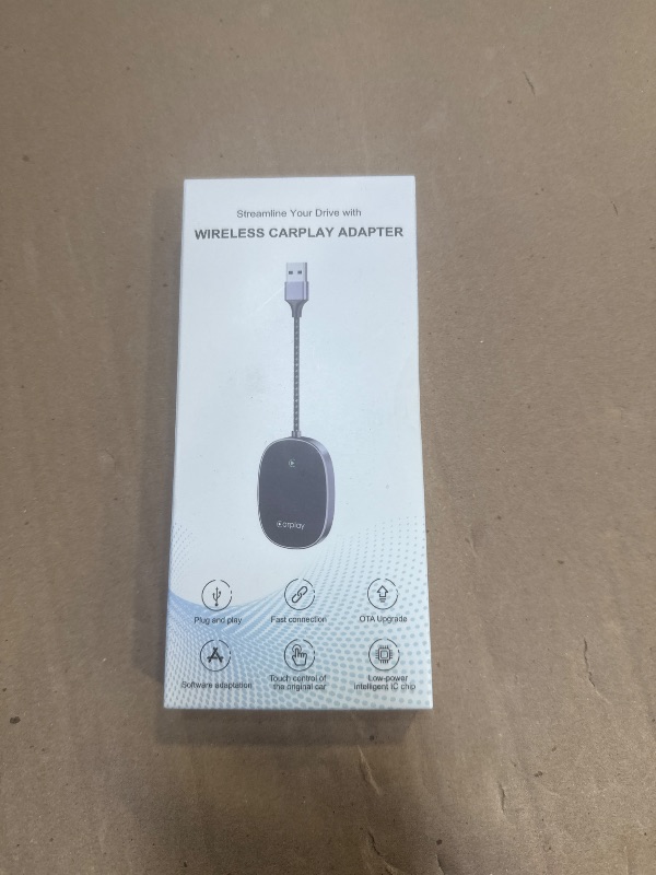 Photo 1 of Vevavi Wireless CarPlay Adapter 2025 Upgraded, Converts Factory Wired CarPlay to Wireless, Plug and Play Car Play Wireless Adapter, Compatible with iPhone Multi-User Seamless Connection