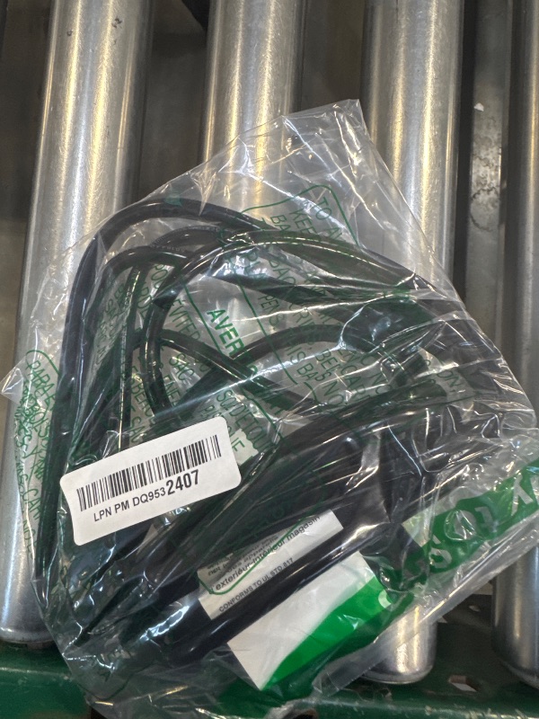 Photo 1 of 16/3 Black Indoor Outdoor Extension Cord 10 Ft Waterproof, Heavy Duty Extension Cord with 3 Prong Grounded Plug,13A 1625W 16AWG SJTW, Flexible Weatherproof Power Cable for Offices, Gardens and Lawns