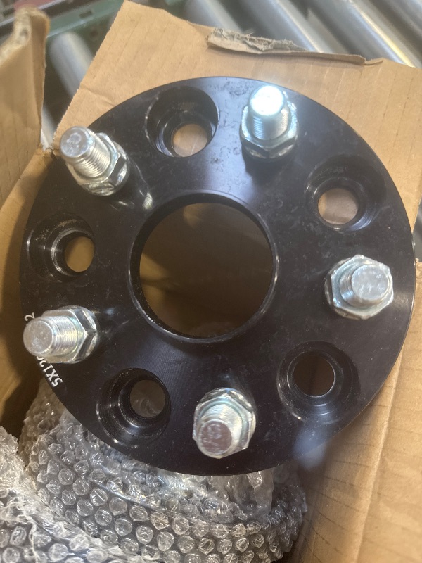 Photo 1 of Alikali 4PCS 5x4.72 to 5x4.4 Wheel Spacers 20mm with 5 Lug for 5x120mm to 5x112mm Hubcentric Wheel Adapters with 14X1.5 Studs 72.6mm (Hub Side) to 57.1mm (Wheel Side) Bore Wheel Spacer Adapters