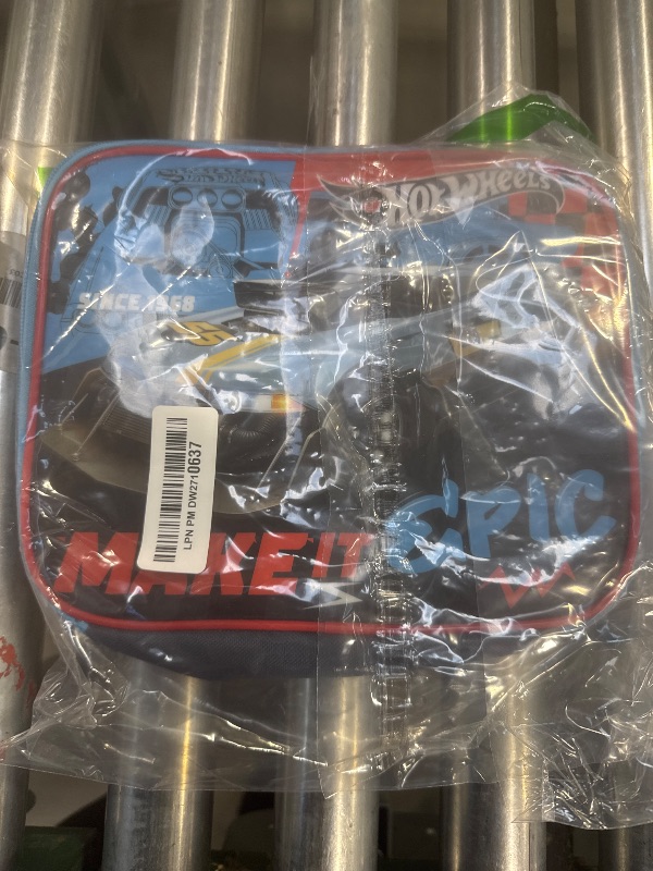 Photo 1 of Hot Wheels Lunch Box Set - Bundle with Hot Wheels Lunch Bag, Reusable Water Bottle, Tattoos, More | Lunch Box for Boys School Supplies
