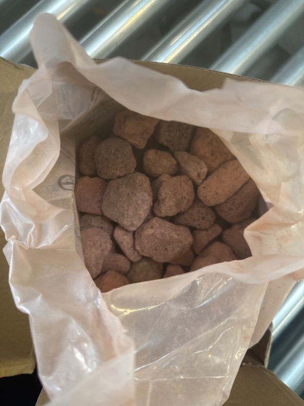 Photo 1 of Stanbroil Lava Rock Granules, Decorative Landscaping for Fire Bowls, Fire Pits, Gas Log Sets, Indoor or Outdoor Fireplaces - 10 Pounds(1 1/5" - 2")