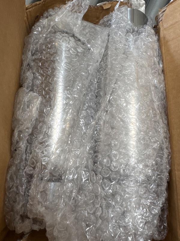 Photo 1 of 3" Inlet 3" Outlet Exhaust Muffler, Pair of 3 Inch Resonator Universal Stainless Steel Exhaust Muffler Resonator for Cars, 12" Overall Length