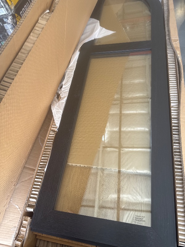 Photo 1 of BOX 1 OF 2 Better Homes & Gardens Juliet Solid Wood Frame Arc Cabinet Black Finish Box 1 of 2
