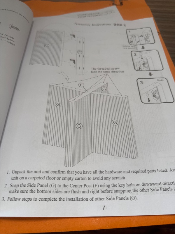 Photo 1 of box 2 of 2 * Better Homes & Gardens Lillian Fluted Round Expandable Dining Table, Walnut Finish
