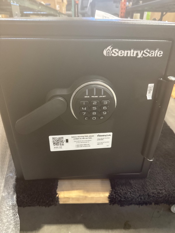 Photo 1 of SentrySafe SFW123ES Water and Fire Resistant Safe with Digital Keypad Lock, 1.23 Cu. ft.

