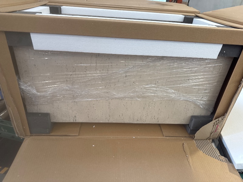 Photo 1 of 31.25 in. Stone White Raised Planter Box

