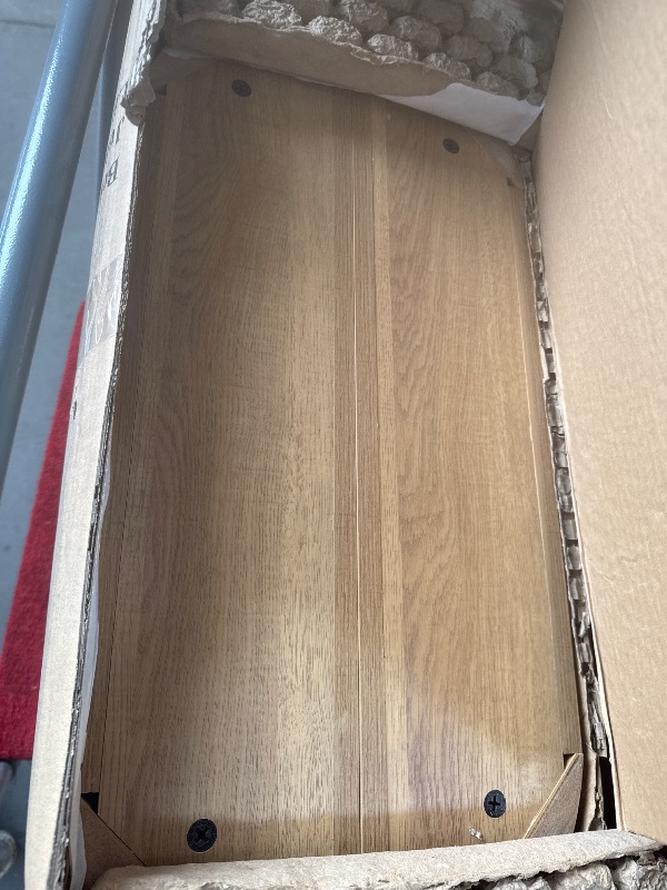 Photo 1 of BOX 2 OF 2 ONLY* Better Homes & Gardens Juliet Expandable Dining Table Light Honey Finish
