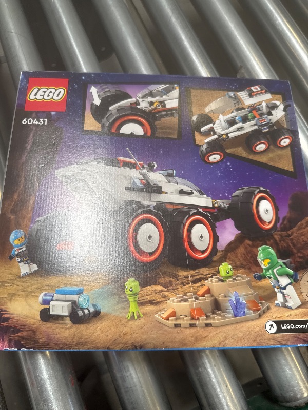 Photo 1 of LEGO City Space Explorer Rover and Alien Life Toy, Space Gift for Boys and Girls Ages 6 and Up with 2 Minifigures, Robot and Extraterrestrial Figures, Pretend Play STEM Toy, 60431