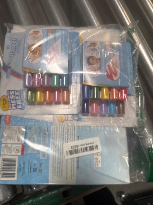 Photo 1 of Crayola Color Wonder Mess Free Coloring Kit (120ct), 100 Mess Free Coloring Pages & 20 Mini Markers, Toddler Easter Basket Essentials, Travel Activity