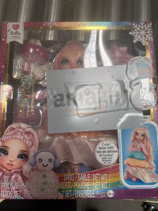 Photo 1 of Rainbow High Winter Wonderland Bella - Pink 11” Fashion Doll with Magic Snow Hidden in Fashion That Puffs Up with Water, and Snowman Kit, Great Gift for Kids 4-12 Years Old