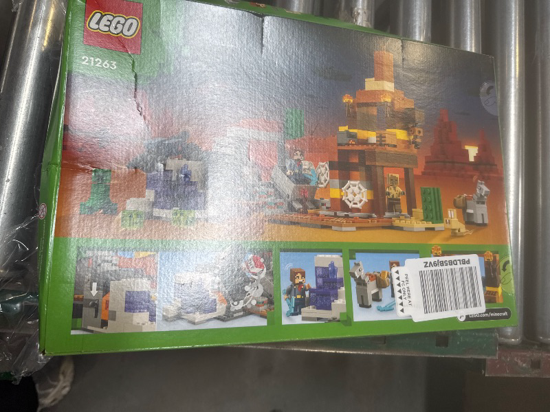 Photo 1 of LEGO Minecraft The Badlands Mineshaft Video Game Toy, Mining Exploration Set with Minecraft Minifigures, Birthday Gift for Boys and Girls, Action Packed Minecraft Toy for Kids Ages 8 and Up, 21263