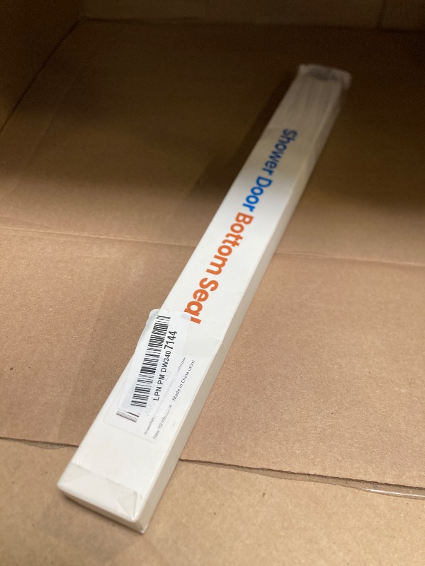Photo 1 of AmazerBath Shower Door Bottom Seal for 1/4 Inch Glass 47.25 Inches (15.75 Inches * 3), 3 Section Segmented Shower Installation Kit Frameless Glass Door Seal Strip