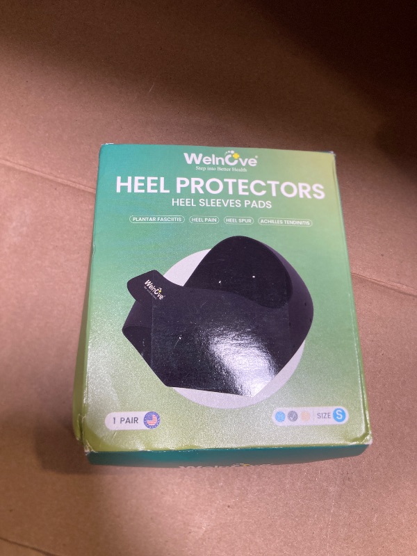 Photo 1 of Plantar Fasciitis Gel Heel Protectors - Welnove Heel Cups for Women Men Heels Spur Pain Relief - Heel Inserts Pads for Achilles Tendonitis Dry Cracked Heel Support Cushion (W 4.5-9 / M 5-8)