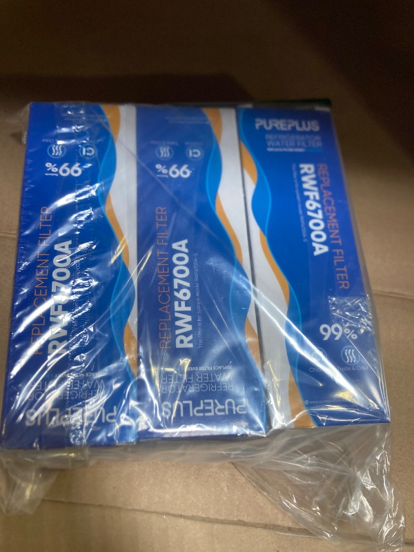 Photo 1 of PUREPLUS EDR1RXD1 Replacement for Everydrop® Filter 1, W10295370A, EDR1RXD1B, P8RFWB2L, P4RFWB, Kenmore® 46-9081, 46-9930, WD-F38,WRS325SDHZ Refrigerator Water Filter, 3 Pack