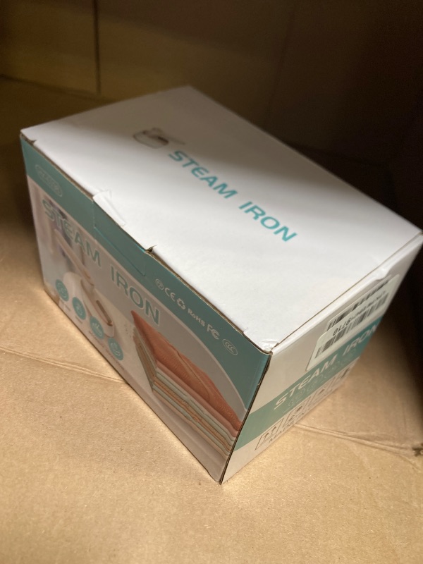 Photo 1 of Travel Steamer Iron for Clothes Mini - Portable Ironing Machine Travel Small Size Portable Steamer Travel College Dorm Home Essentials Steamer for Clothes(White)