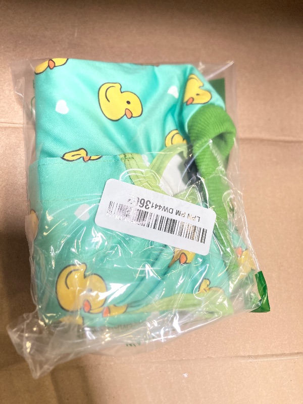 Photo 1 of Avont Cat Recovery Suit - Kitten Onesie for Cats After Surgery, Cone of Shame Alternative Surgical Spay Suit for Female Cat, Post-Surgery or Skin Diseases Protection -Duck(M)