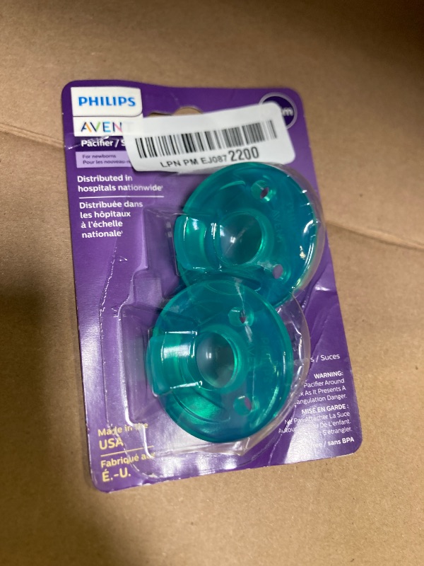 Photo 1 of Philips Avent SCF190/01 Soothie 0-3mth Green/Green, 2 Count