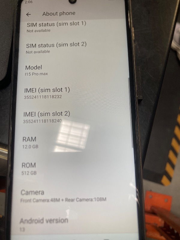 Photo 1 of MIYOKIMIRO Unlocked Android  I15pro max  Cell Phone 