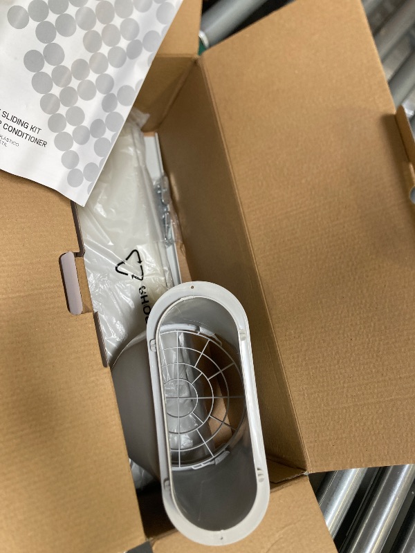 Photo 1 of Adjustable Portable Air Conditioner Window Vent Kit, Window Slide Kit Plate for Exhuast Hose of 5.9 in.