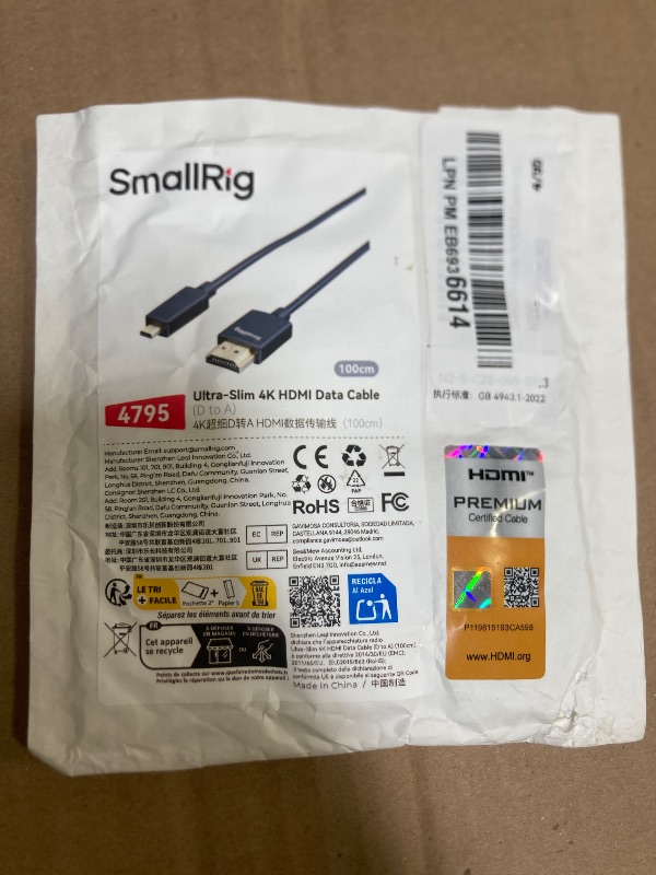 Photo 1 of Ultra -Slim 4K HMDI Data Cable