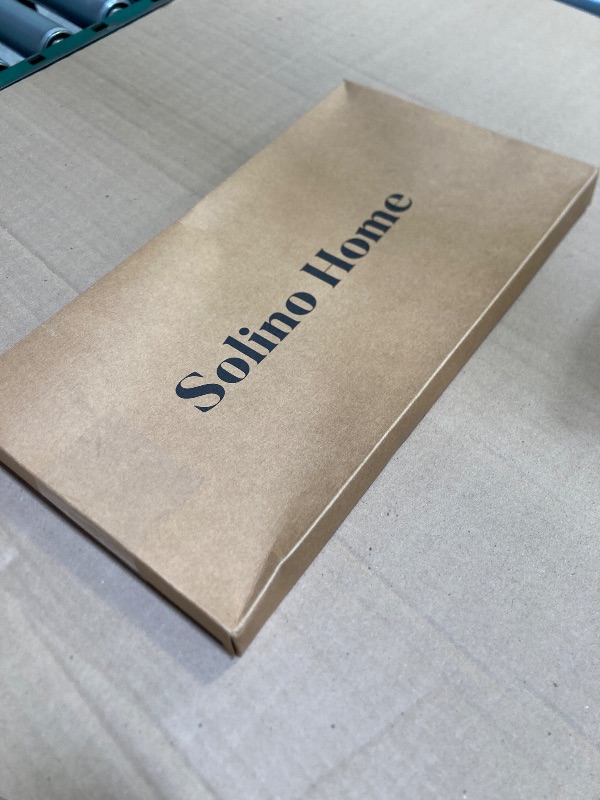 Photo 1 of Solino Home White Square Tablecloth 52 x 52 Inch - 100% Pure Linen Table Throw - Fete, Machine Washable Table Cloth for Spring, 4th of July, Memorial Day, Father's Day, Summer