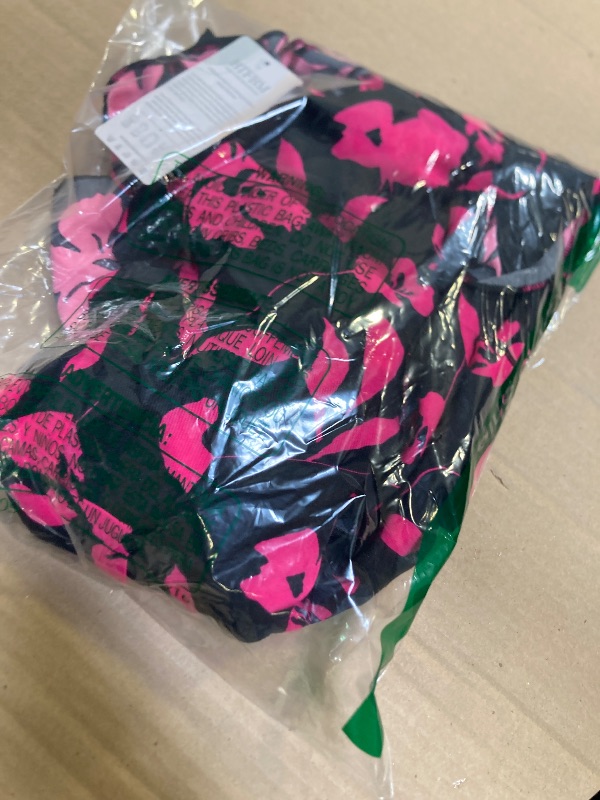 Photo 1 of Size S--BTFBM Womens Maxi Summer Dresses 2025 Short Sleeve V Neck Boho Floral Print Belted High Low Ruffle Party Cocktail Dress(Big Floral Black Rose Red, Small)