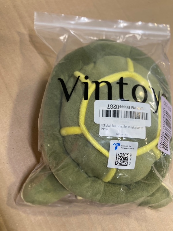 Photo 1 of Vintoys Soft Plush Sea Turtle Stuffed Animals Plush 10"