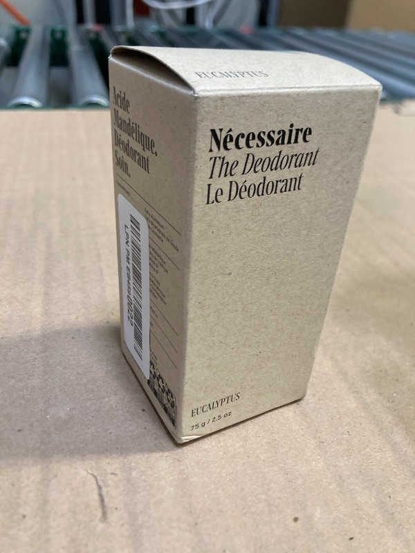 Photo 1 of Nécessaire The Deodorant Eucalyptus | Natural Aluminum Free Deodorant For Women & Men. Extra Strength Treatment with Mandelic Acid. Free of Baking Soda, Ozokerite & Parabens (75 g/2.5 oz)