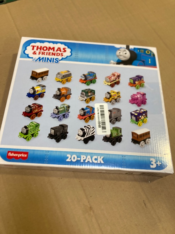 Photo 1 of Thomas & Friends Toy Trains MINIS 20 Pack of Miniature Push-Along Engines & Railway Vehicles for Pretend Play? Preschool Kids Ages 3+ Years (Amazon Exclusive)