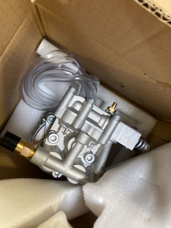 Photo 1 of YAMATIC 3/4" Shaft Horizontal Pressure Washer Pump 3400 PSI @ 2.5 GPM Replacement Pump for Power Washer Compatible with Homelite, Troybilt, Simpson, Karcher Honda GC160 GC190 AR rmv 2.5g30 and More