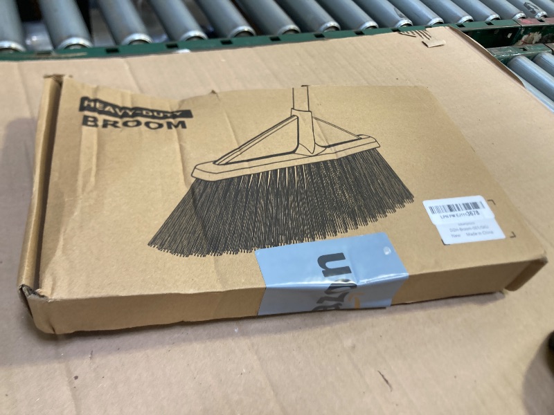 Photo 1 of 17.7" Extra Wide Head Outdoor Broom, Brooms for Sweeping Indoor with Enhanced Bristle Density, 55" Durable Stainless Steel Broom Handle,Heavy Duty Broom, Angle Broom for Floor, Kitchen, Garden, Garag