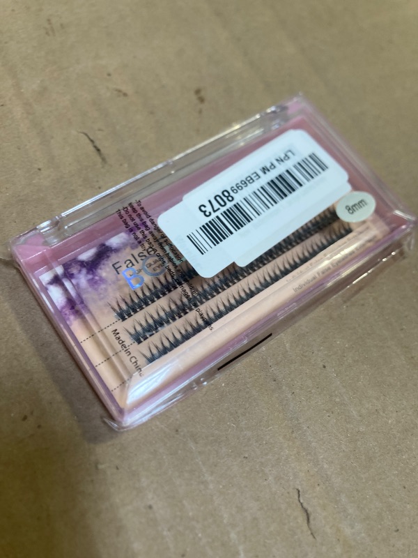 Photo 1 of Bodermincer 120pcs 8mm/10mm/12mm/14mm/16mm to Choose Fish Tail Design 0.1 C Curl 3D Individual Mink False Eyelashes Extension Soft Black Fake False Eye Lashes ?8mm?