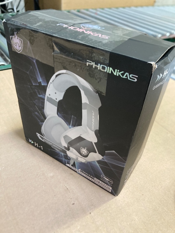 Photo 1 of PHOINIKAS Gaming Headset for PS4, Xbox One, PC, Laptop, Mac, Nintendo Switch, 3.5MM PS4 Stereo Headset Over Ear Headphones with Noise-Cancelling Mic, Bass Surround - Camo
