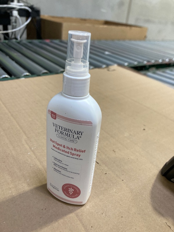 Photo 1 of Veterinary Formula Clinical Care Hot Spot & Itch Relief Medicated Spray, 8oz – Easy to Use Spray for Dogs & Cats – Helps Alleviate Sensitive Skin, Scratching, and Licking of Coat