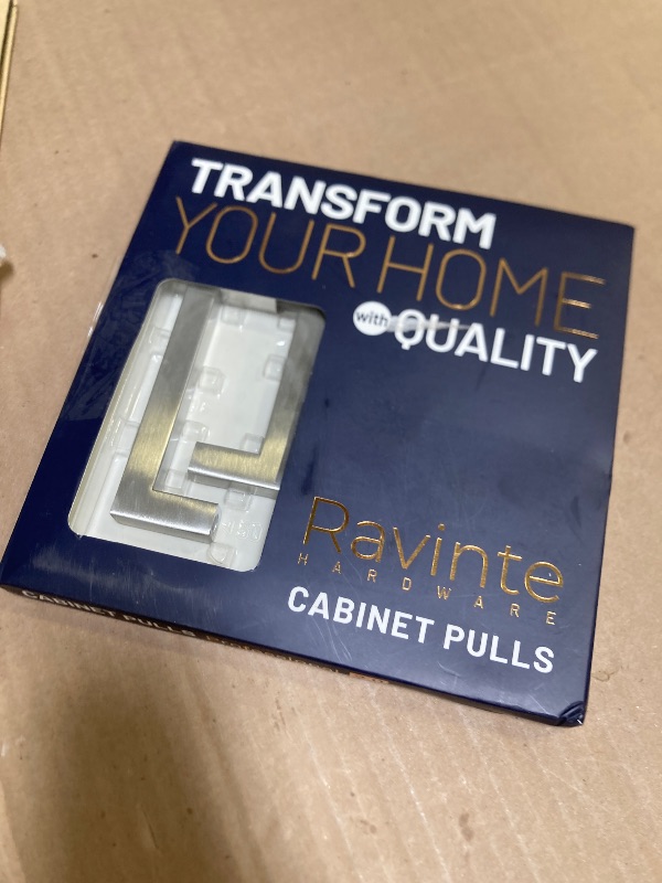 Photo 1 of Ravinte 3 Pack 3-3/4 Inch Square Cabinet Handles Satin Nickel Pulls Brushed Nickel Drawer Pulls Kitchen Cupboard Hardware for Cabinets Cupboard Drawer Handles