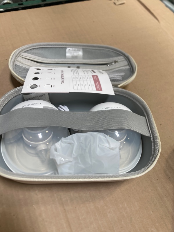 Photo 1 of Momcozy Breast Pump, Double-Sealed Flange for Comfort - 24mm, 2 Pack Ash Gray