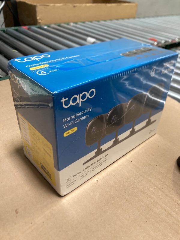 Photo 1 of Tapo by TP-Link 1080P Indoor Security Camera for Baby Monitor, Pet Camera w/Motion Detection, 2-Way Audio, Night Vision, Cloud & SD Card Storage, Works w/Alexa & Google Home, Black, C101(4-Pack)
