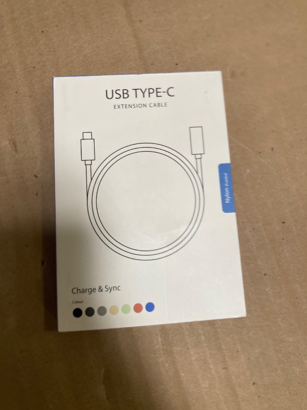Photo 1 of Faracent USB Type C Extension Cable (1Ft/0.3m), USB C 3.1(10gbps) Male to Female Extension Charging & Sync Compatible with Switch, MacBook Air M2/ M1/ Pro, iPad Pro/Air Dell XPS Surface Book- Black