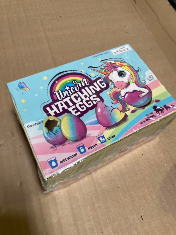 Photo 1 of Unicorn Hatching Surprise Eggs for Kids - 6 Pack - Grows 600% - Unicorn Toys for Girls Age 3-8 - Birthday Gift Ideas and Party Favors for 3+ Year Old Girl - Gifts for Ages 3 4 5 6 7 8 Years Old