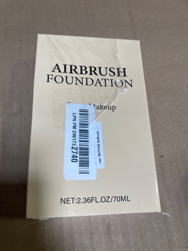 Photo 1 of QIUFSSE Air Brush Makeup Foundation,Flawless Airbrush Foundation for Older Women,Teenagers,Middle-aged and Mature Skin,Buildable Coverage with Anti-aging Formula for Smooth Radiant Skin (02 Beige)