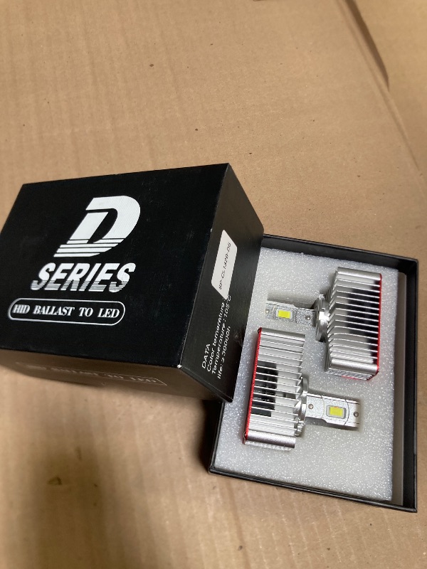 Photo 1 of NOVCAPAR D5S LED Light Bulbs 38000LM +600% Brightness,120W High Power,6500K Cool White For 2016-18 Silverado,19-20 Chevy equinox, Plug and Play, High and Low Beam, Fog Light Bulbs, 2 Packs