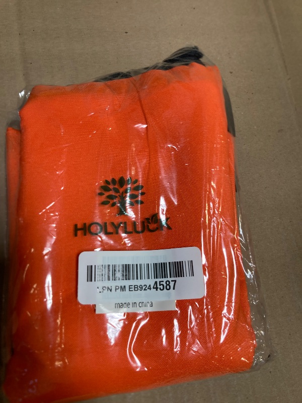 Photo 1 of HOLYLUCK Drawstring Backpack Bag Sport Gym Sackpack (orange)