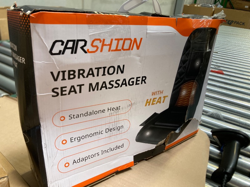 Photo 1 of Back Massager with Heat, Vibration Chair Massage Pad, Heated Chair Pad, Chair Warmer,Gifts for Elderly, Mom, Dad