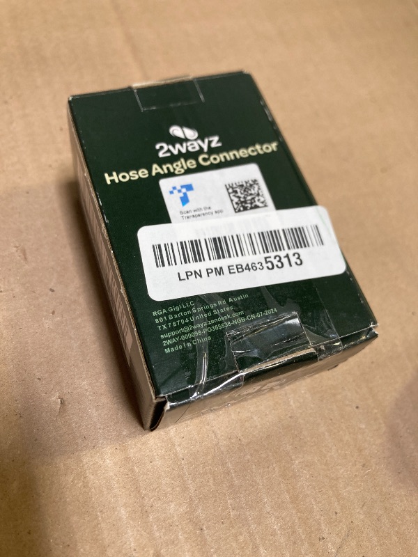 Photo 1 of 2WAYZ 45° Garden Hose Shut Off Valve - Heavy Duty Metal Elbow Connector with Shut Off Switch - No-Leak Water Hose Adapter for Outdoor Faucet Extension - 2x3x4 Inch (Black, Green)