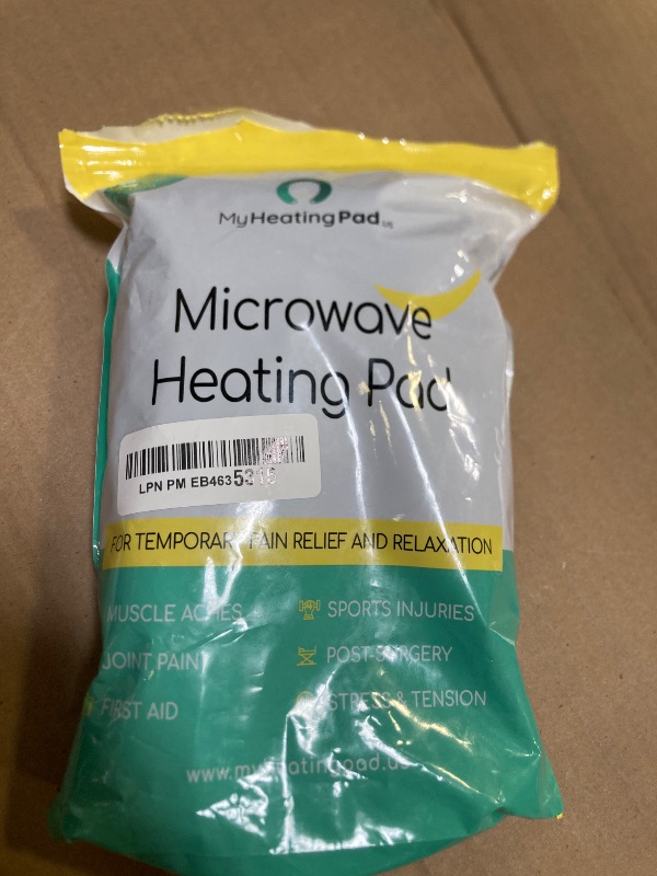 Photo 1 of My Heating Pad for Pain Relief - Moist Microwavable Heating Pad for Joints and Muscles Relief - Microwave Hot Pack Heat Pad for Cramps - Calming Chilled or Heated Pad Therapy - 1 Pack Blue
