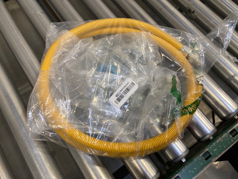 Photo 1 of Puxyblue [2025 NEW] 72" Flexible Gas Line Kit for Dryer Stove Range Flexible Stainless Steel Gas Dryer Kit - 5/8" OD(1/2" ID) Dryer Gas Line with Connector 1/2" FIP & 1/2" MIP & 3/4" MIP Fitting