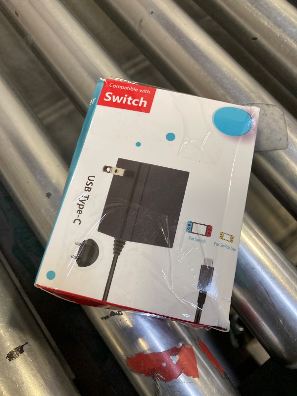 Photo 1 of Charger for Nintendo Switch with 5FT Charging Cable, AC Power Supply Adapter for Nintendo Switch/LITE/OLED Work as Original Charger, Support Switch TV Dock Mode Output 15V2.6A USB C Chargers